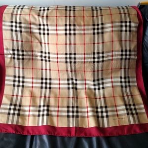 Burberry silk scarf